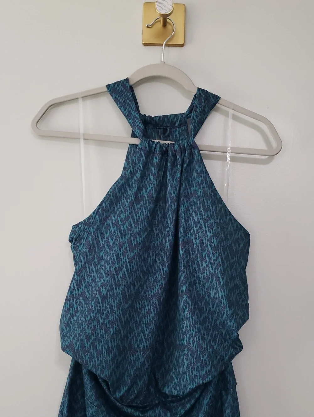 Prana Montezuma Dress Women Small Eclipse Pitaya Green Blue Athleisure Outdoors - Picture 2 of 16